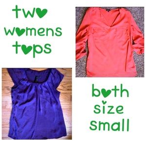 Lot Of 2 Women’s Tops - Size Small